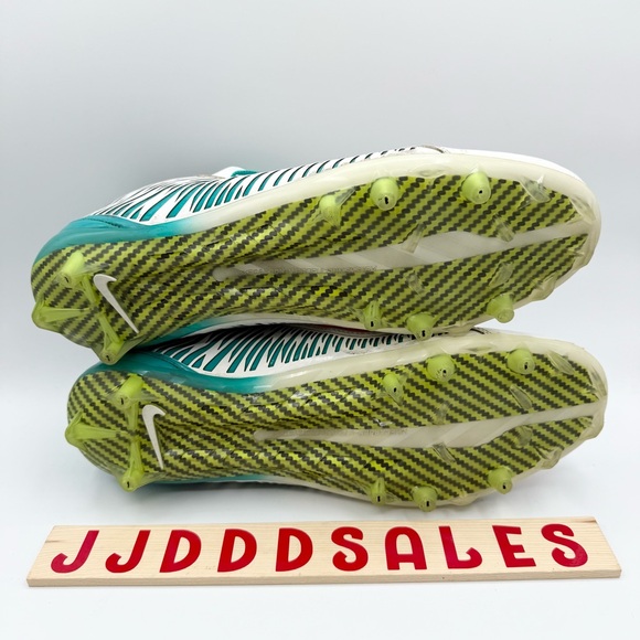 Nike Vapor Carbon Elite 2.0 2014 TD Cleats Miami Dolphins 657441-117 Men’s Sz 13 - Picture 7 of 12